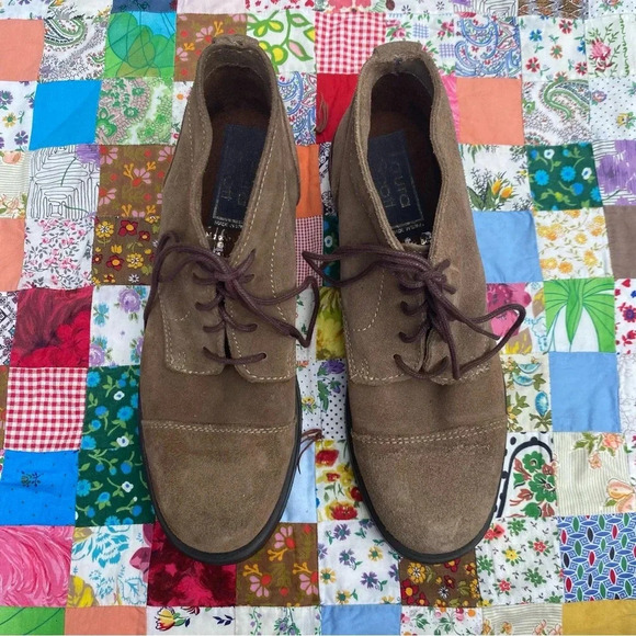 Vintage Laura Scott Suede Ankle Boots - Picture 3 of 5